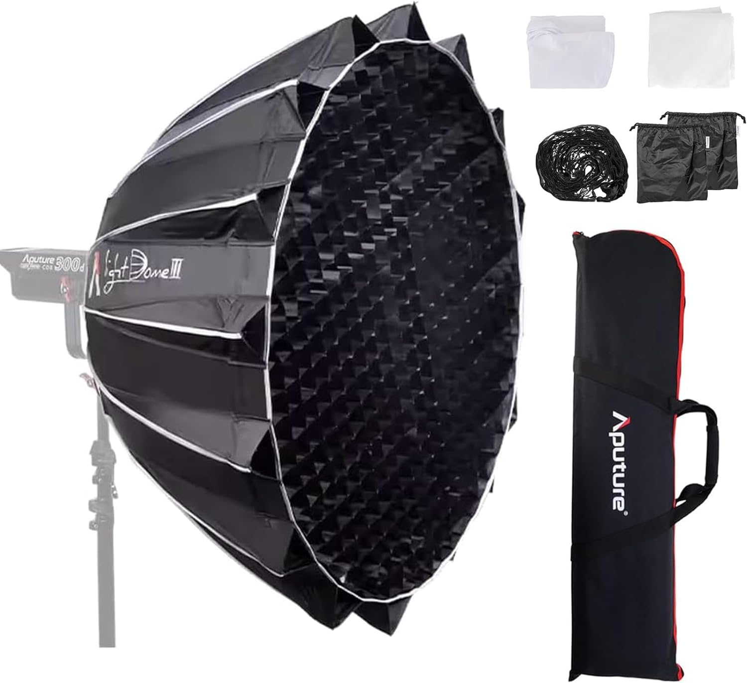 Aputre 120d II ライトとライトドーム Amazon | 【Aputure正規品】Aputure Light Dome II 90cm ソフト